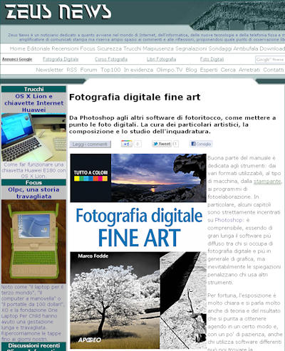 Fotografia digitale fine art