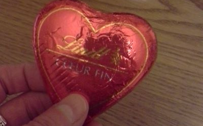 E a fine corso, un cioccolatino a forma di cuore!