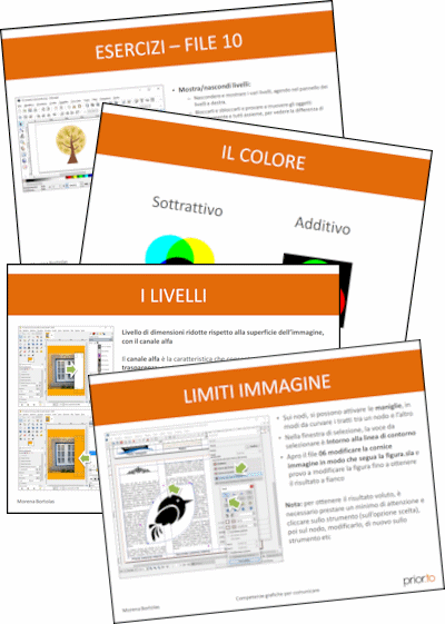 Competenze grafiche per comunicare - Corso di grafica open source con Inkscape, Gimp e Scribus