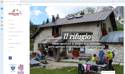 Sito web del Rifugio Bruno Boz